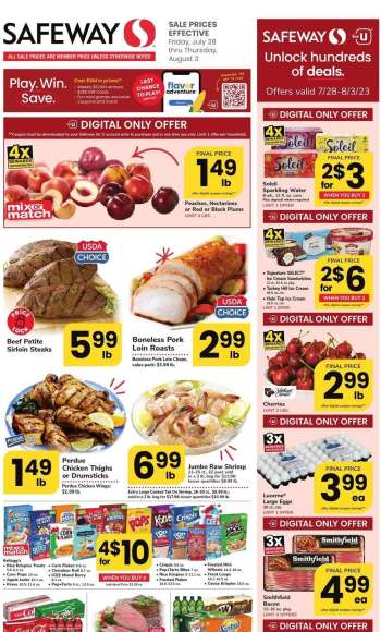 Safeway Flyer - 07/28/2023 - 08/03/2023.