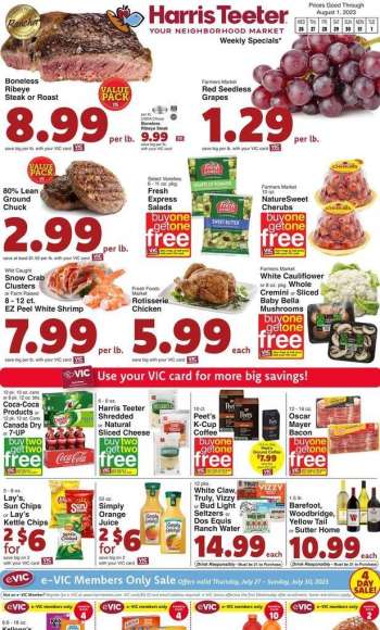 Harris Teeter Flyer - 07/26/2023 - 08/01/2023.