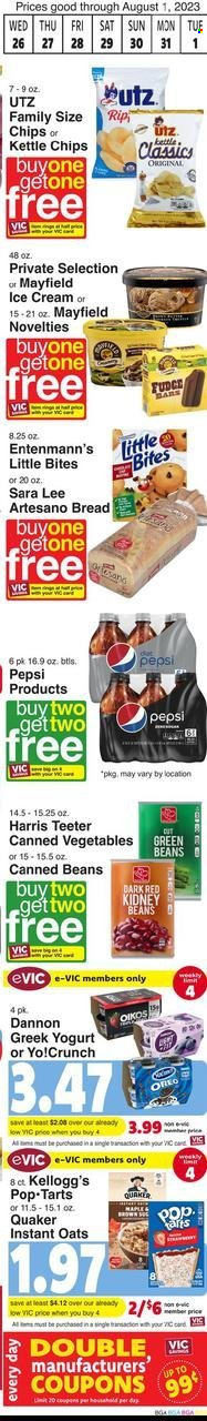 Harris Teeter ad - 07/26/2023 - 08/01/2023. Page 2