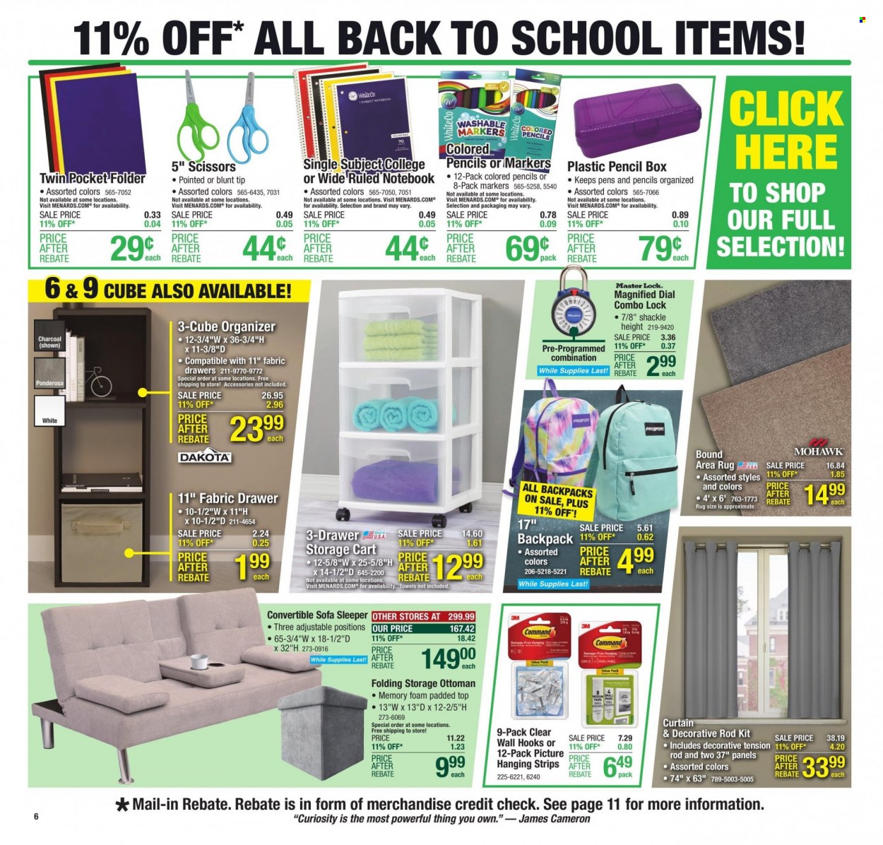 Menards ad - 07/27/2023 - 08/06/2023. Page 12