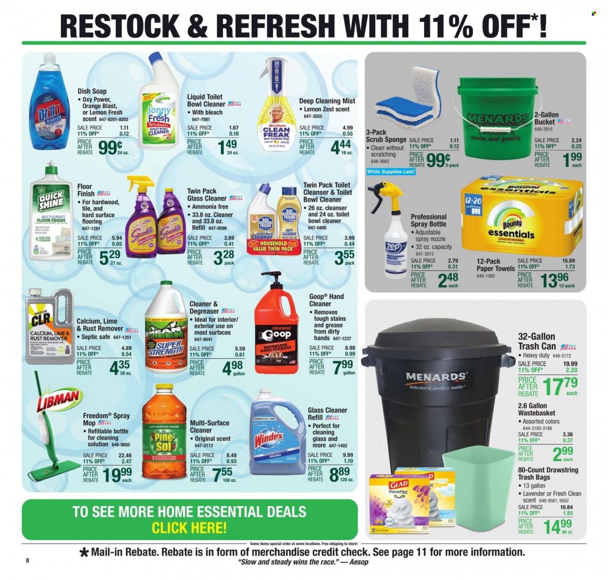 Menards ad - 07/27/2023 - 08/06/2023. Page 16