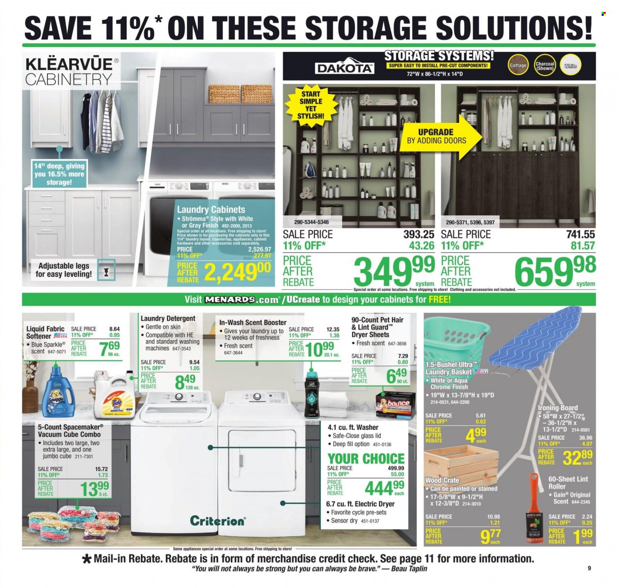 Menards ad - 07/27/2023 - 08/06/2023. Page 18