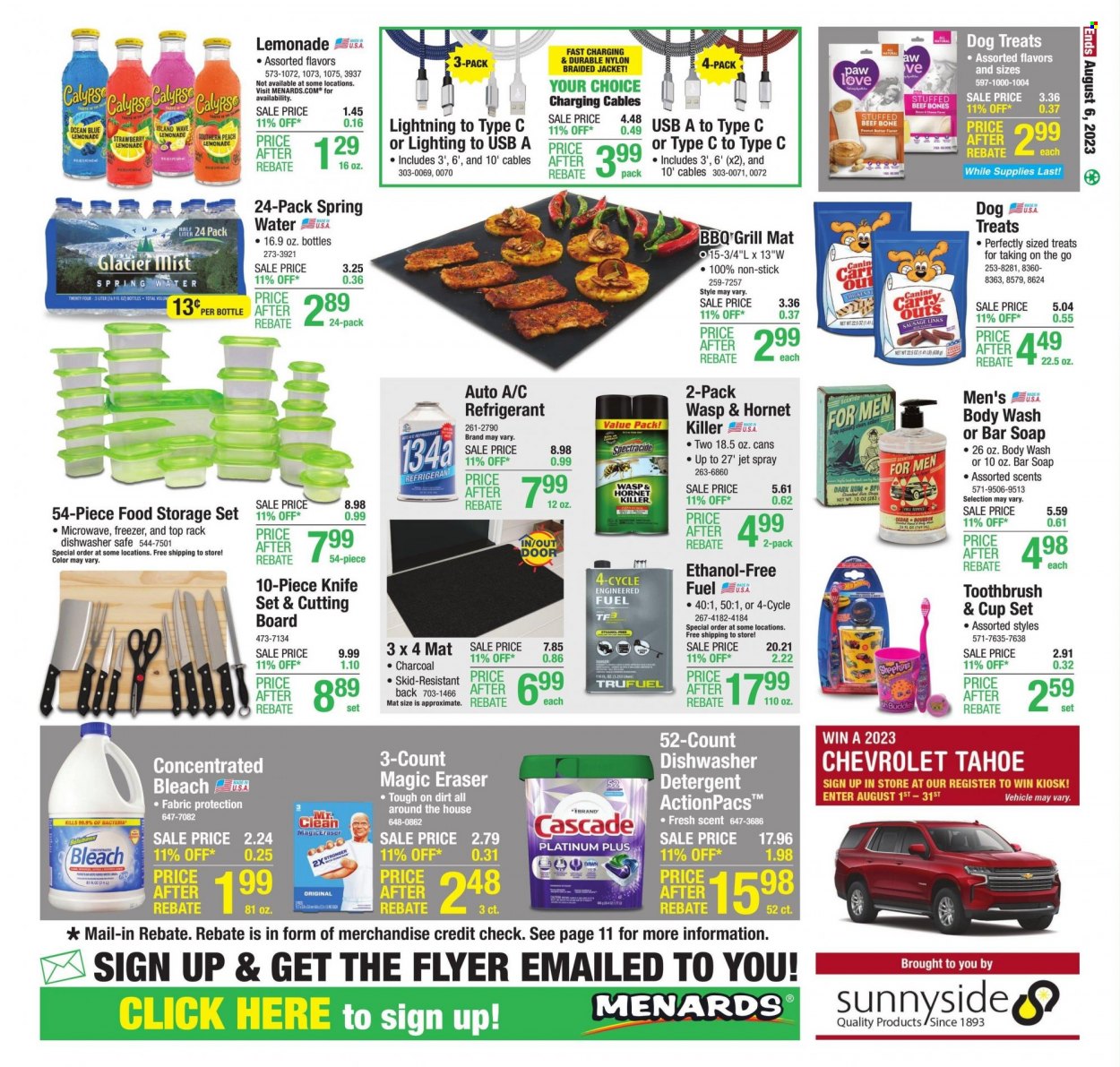 Menards ad - 07/27/2023 - 08/06/2023. Page 23