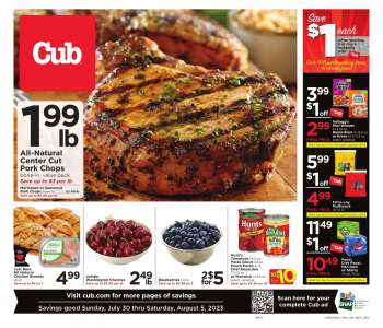 Cub Foods Flyer - 07/30/2023 - 08/05/2023.