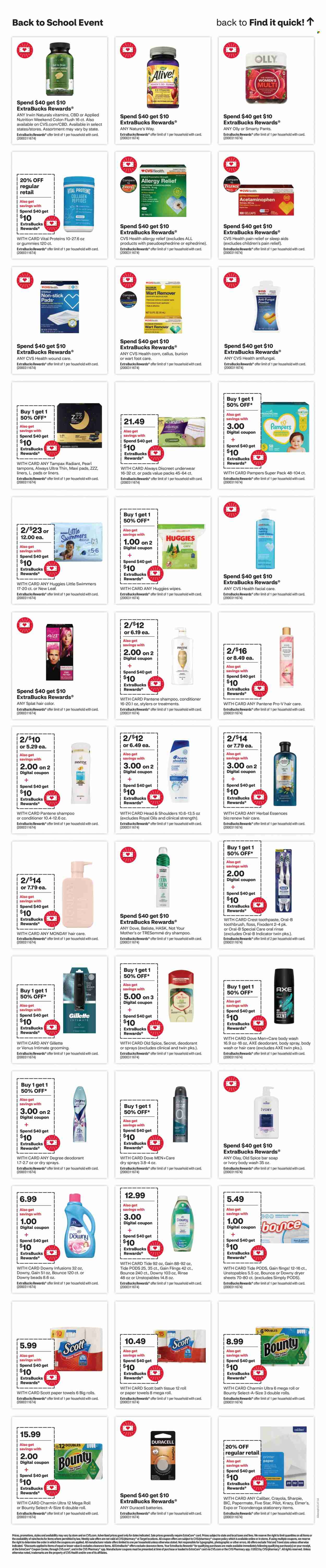 CVS Pharmacy ad - 07/30/2023 - 08/05/2023. Page 20