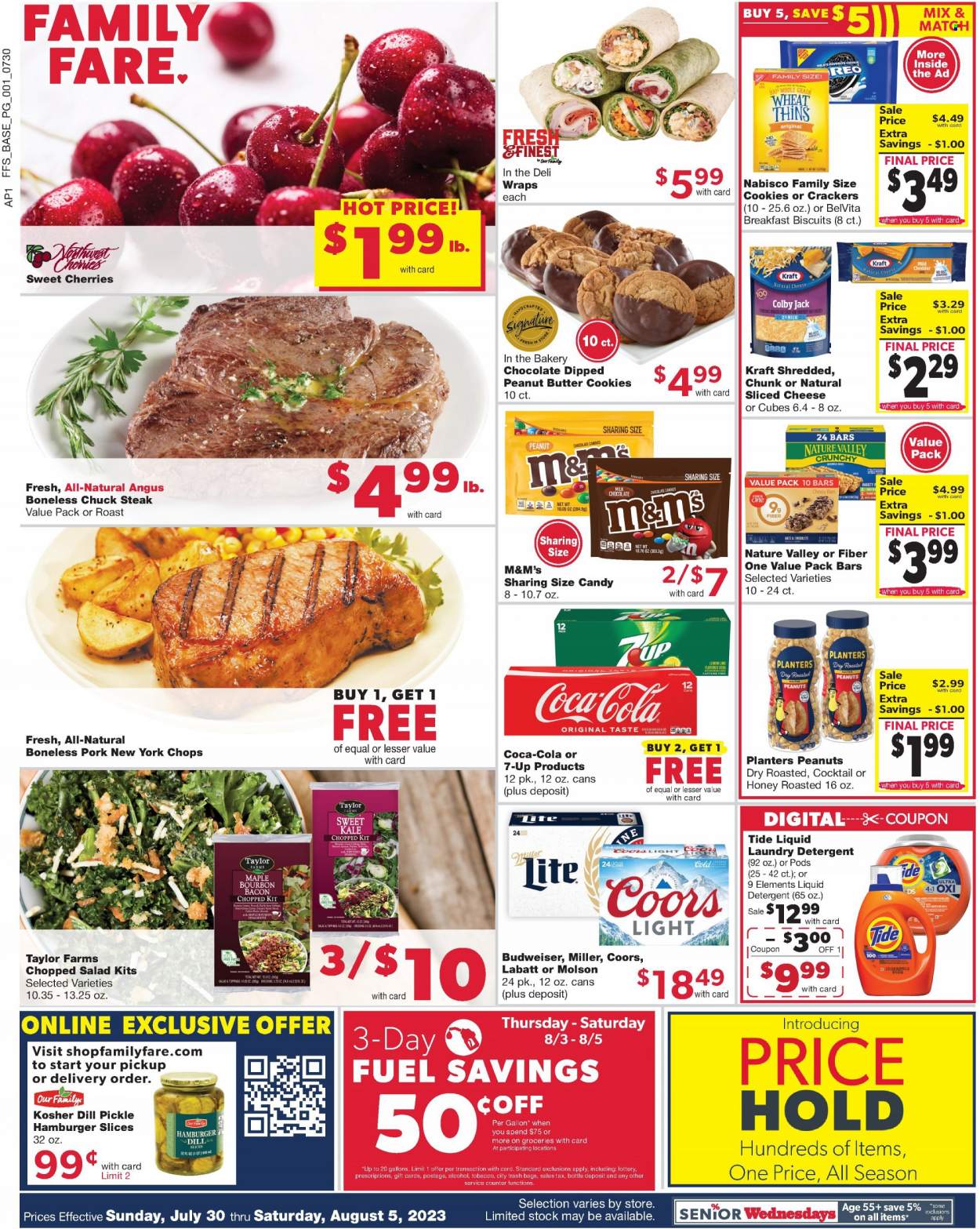Family Fare ad - 07/30/2023 - 08/05/2023. Page 1