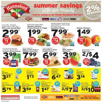 Hannaford Flyer - 07/30/2023 - 08/05/2023.