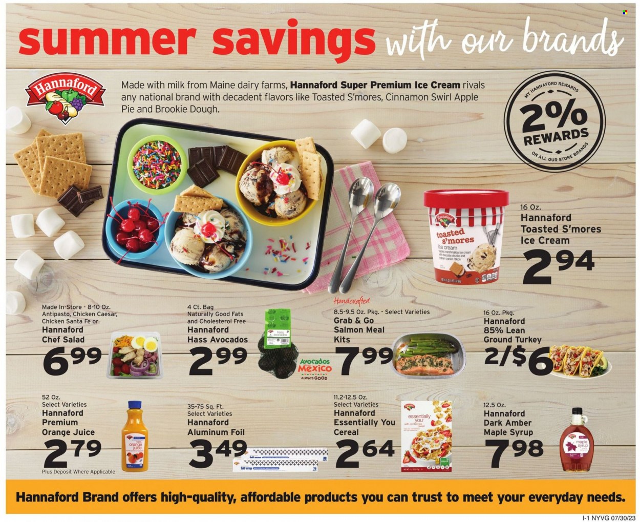 Hannaford ad - 07/30/2023 - 08/05/2023. Page 9