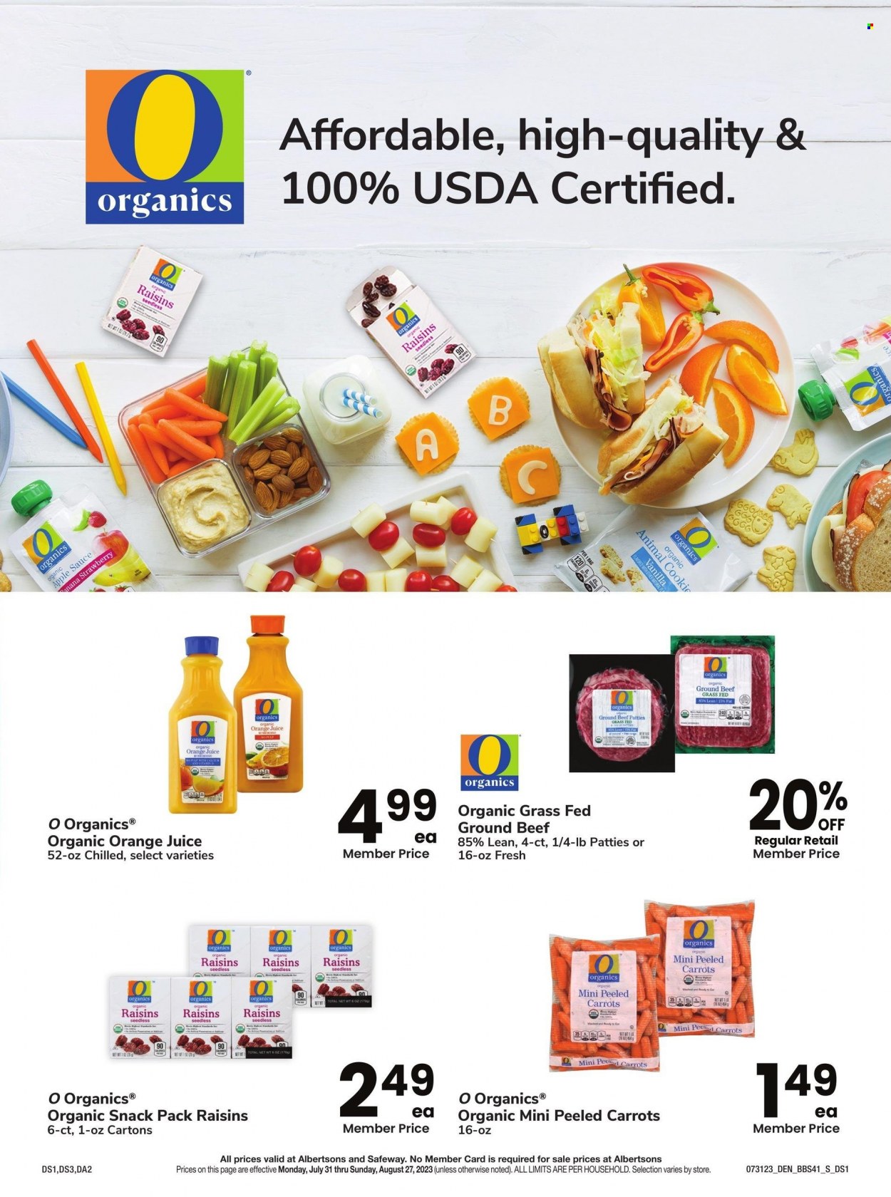 Safeway ad - 07/31/2023 - 08/27/2023. Page 20