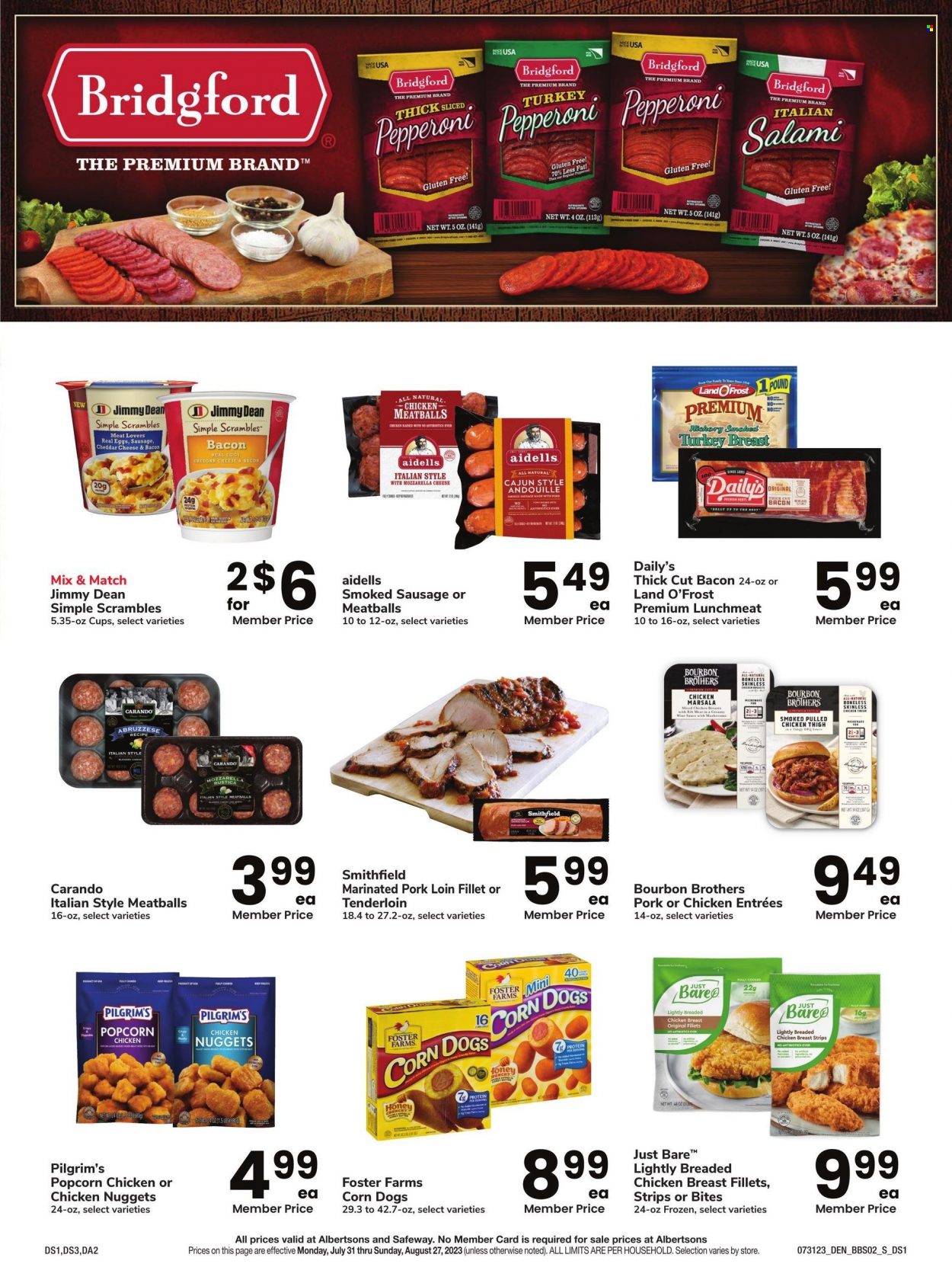 Safeway ad - 07/31/2023 - 08/27/2023. Page 21