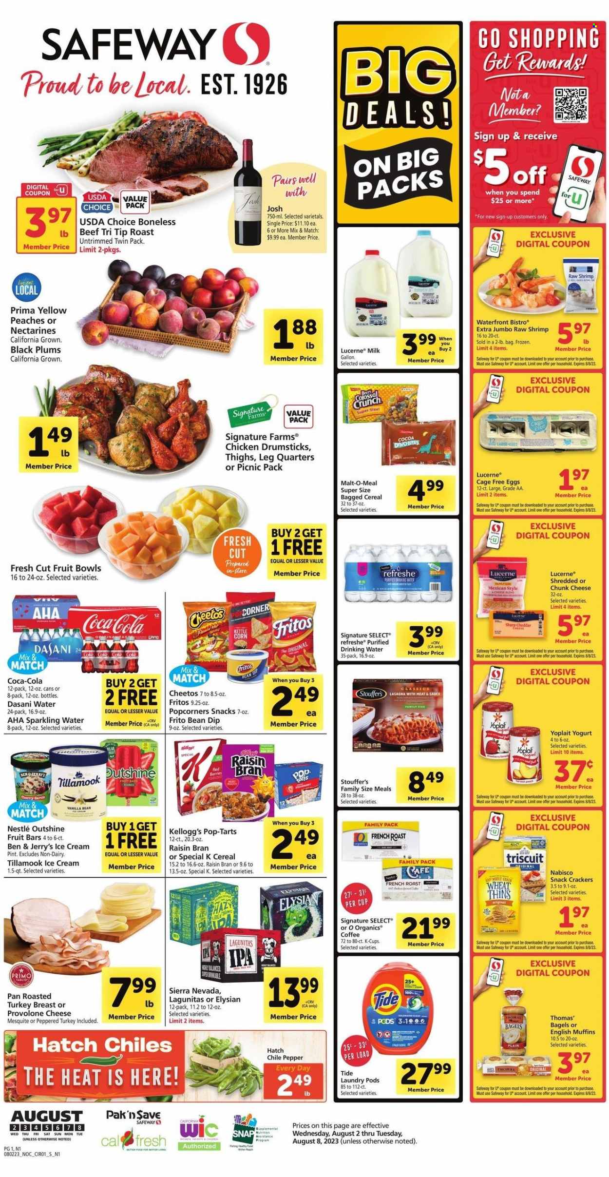 Safeway ad - 08/02/2023 - 08/08/2023. Page 1