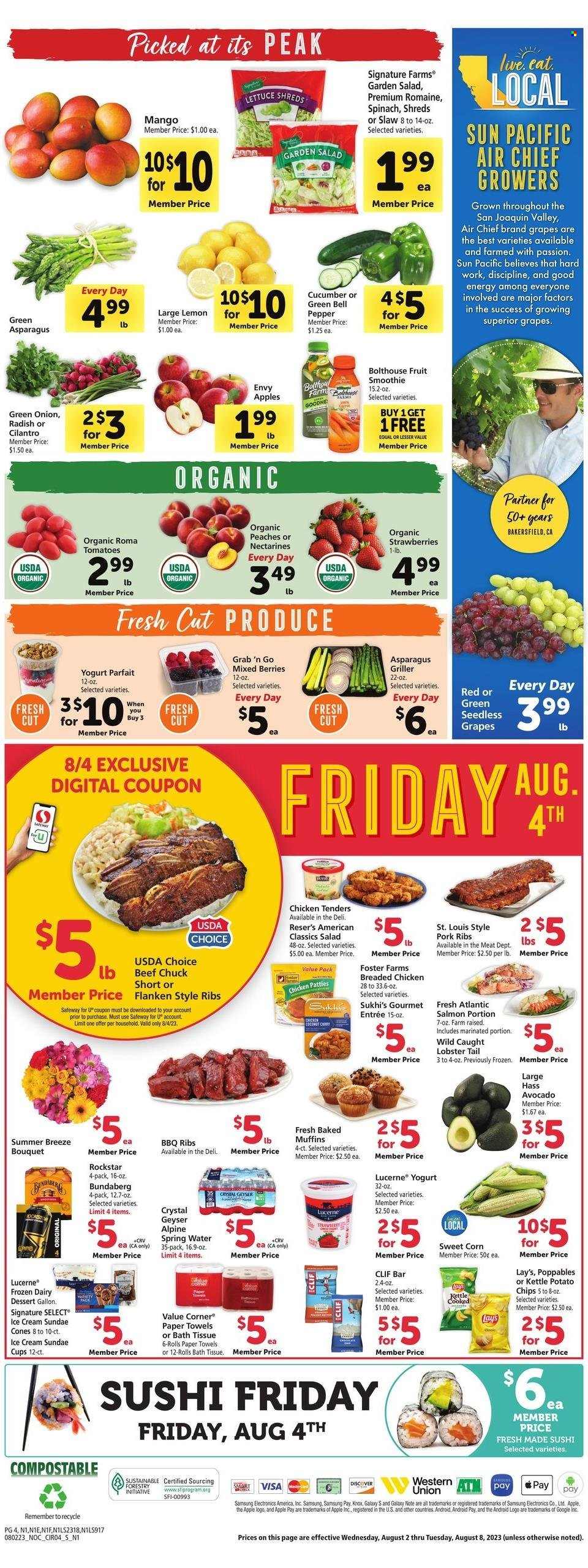 Safeway ad - 08/02/2023 - 08/08/2023. Page 4