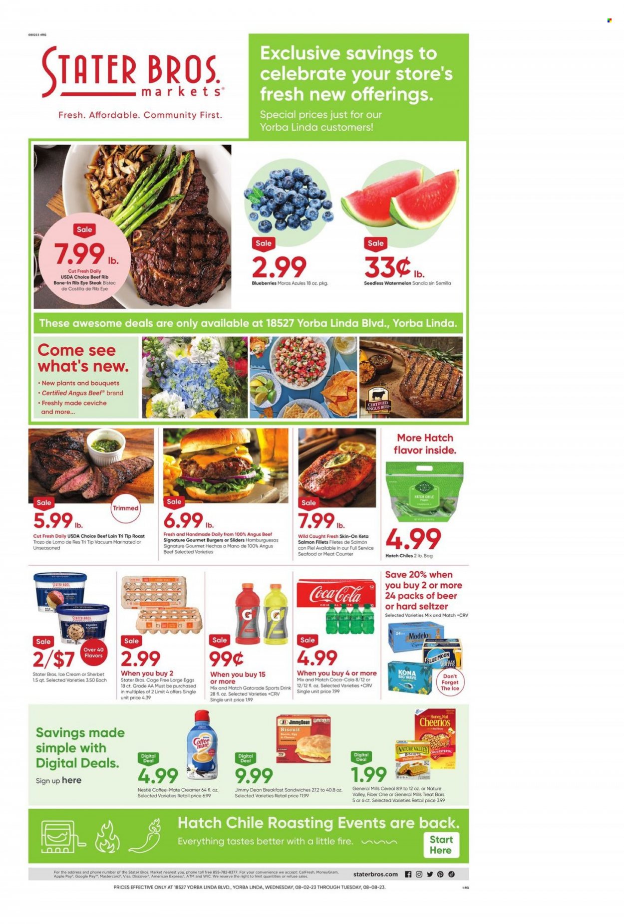 Stater Bros. ad - 08/02/2023 - 08/08/2023. Page 1