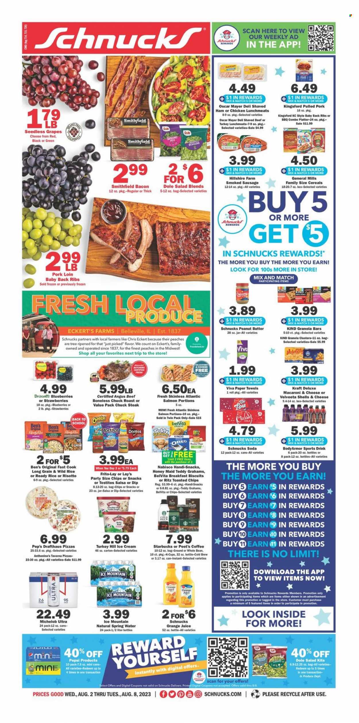 Schnucks ad - 08/02/2023 - 08/08/2023. Page 1