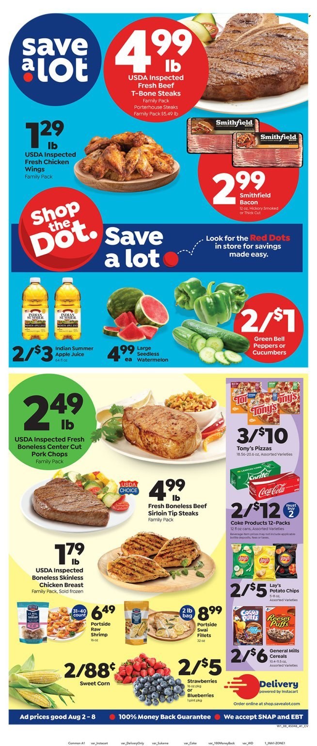 Save a Lot ad - 08/02/2023 - 08/08/2023. Page 1