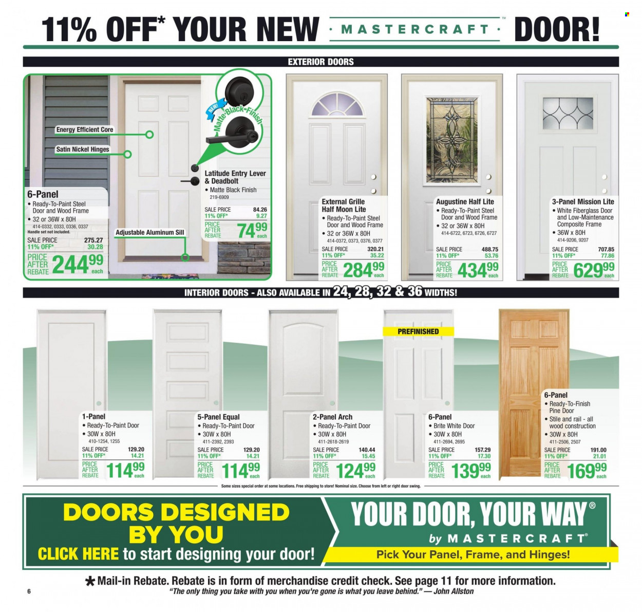 Menards ad - 08/03/2023 - 08/13/2023. Page 11