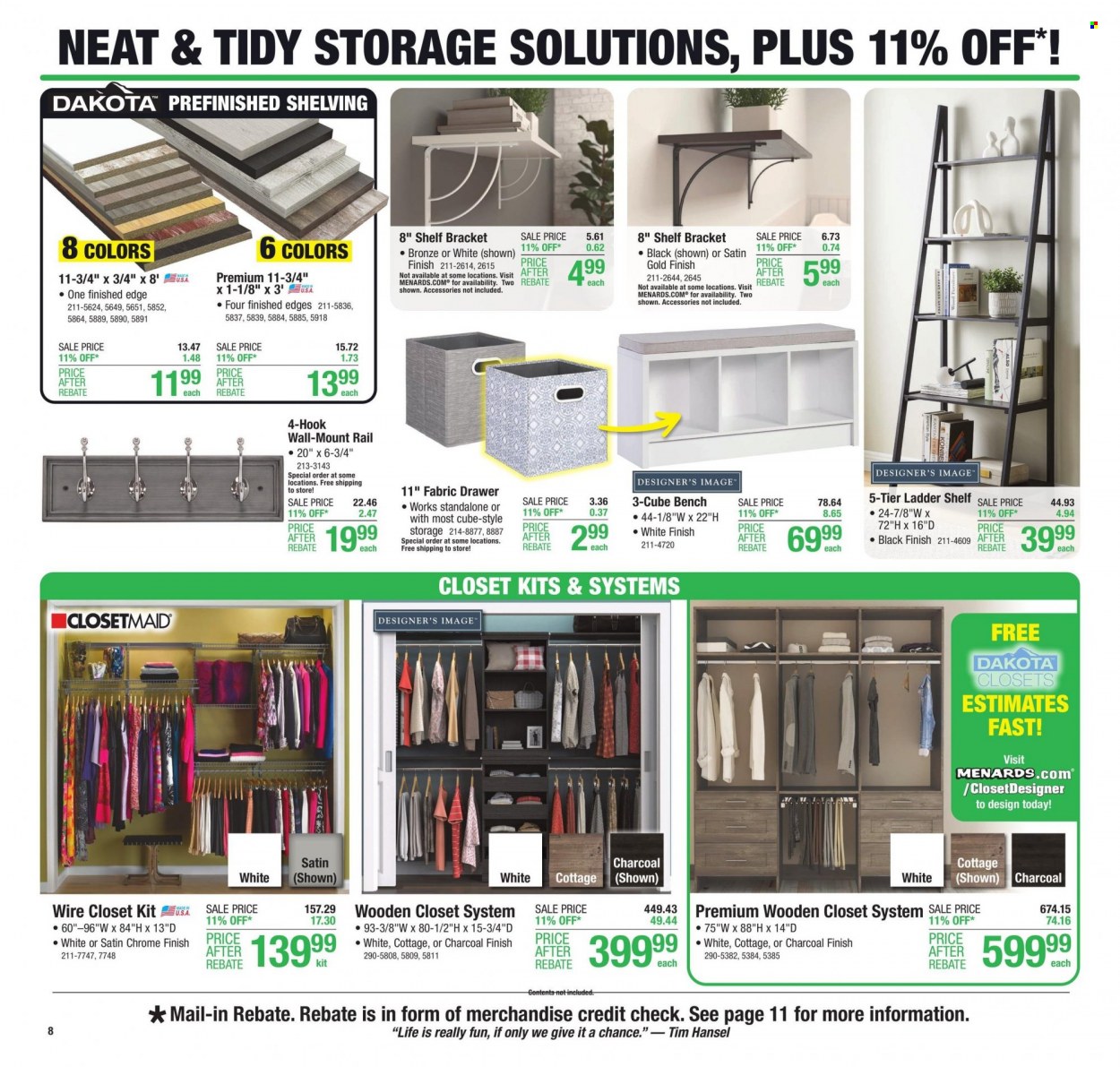 Menards ad - 08/03/2023 - 08/13/2023. Page 16