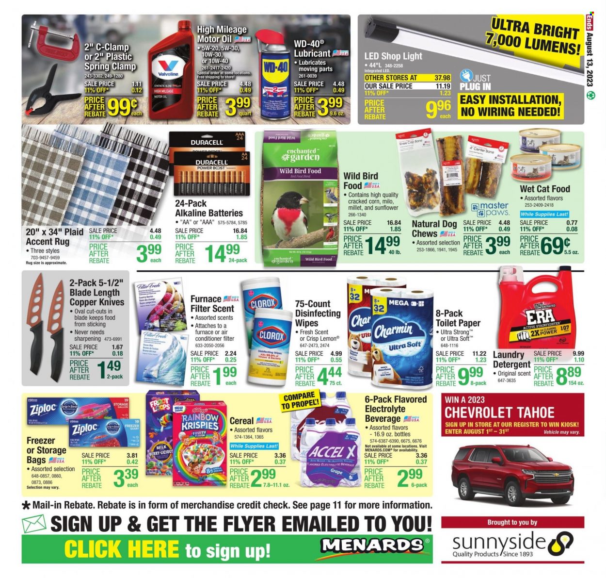 Menards ad - 08/03/2023 - 08/13/2023. Page 23