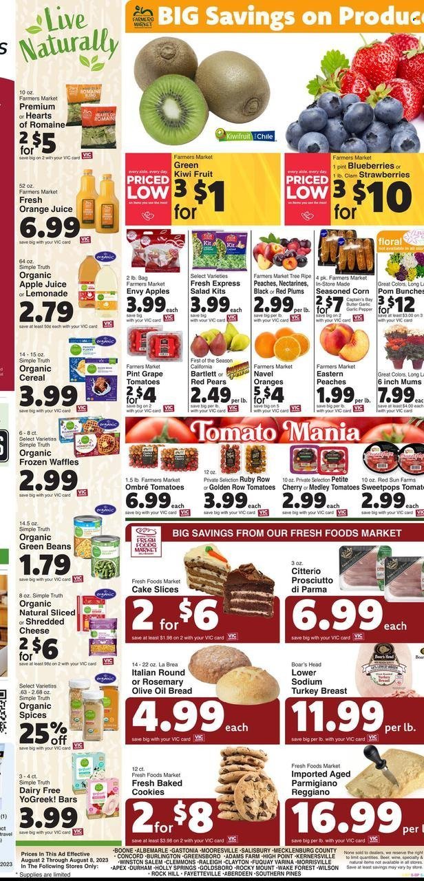Harris Teeter ad - 08/02/2023 - 08/08/2023. Page 10