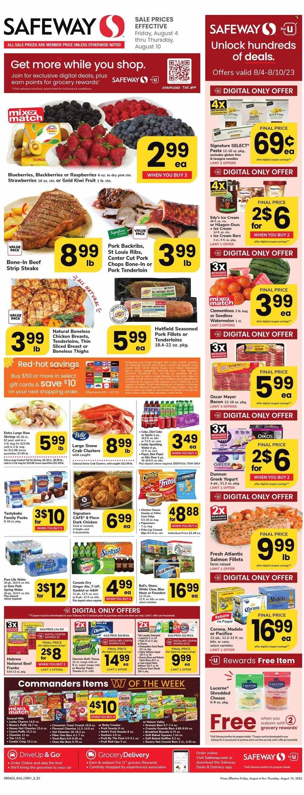 Safeway ad - 08/04/2023 - 08/10/2023. Page 1