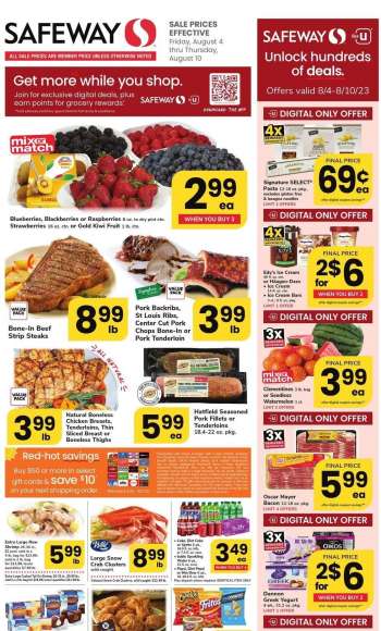 Safeway Flyer - 08/04/2023 - 08/10/2023.