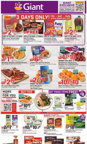 Giant Food Flyer - 08/04/2023 - 08/10/2023.