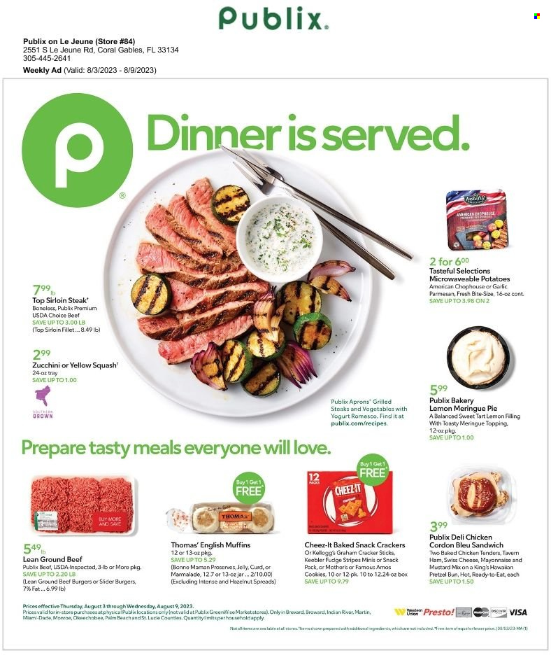 Publix ad - 08/03/2023 - 08/09/2023. Page 1