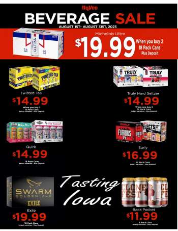 Hy-Vee Flyer - 08/01/2023 - 08/31/2023.