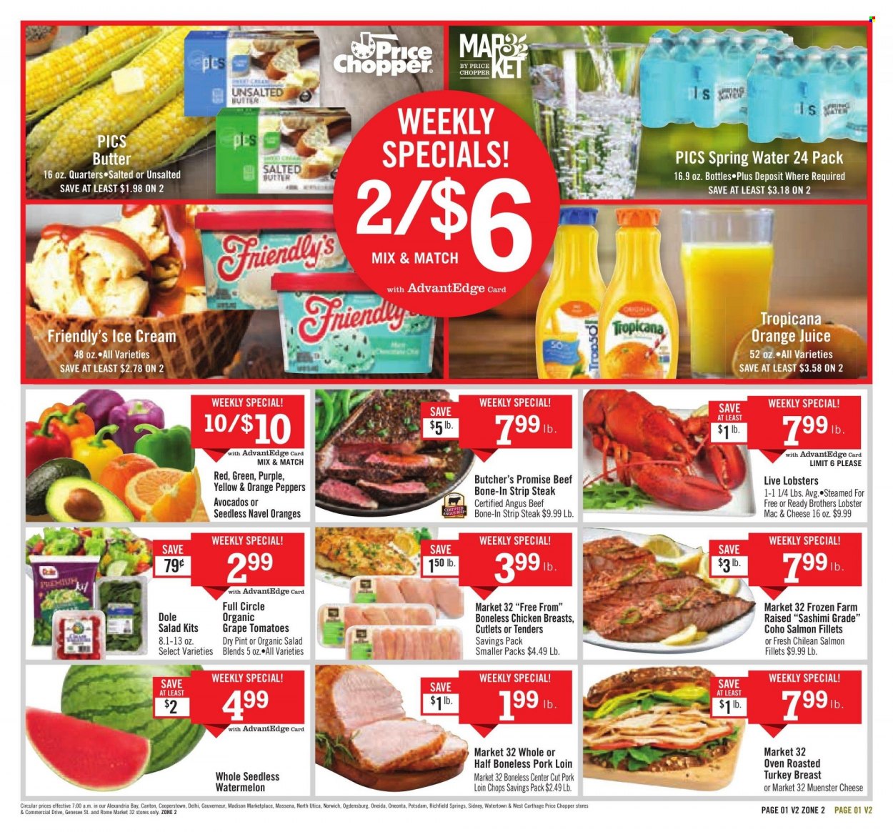 Price Chopper ad - 08/06/2023 - 08/12/2023. Page 1
