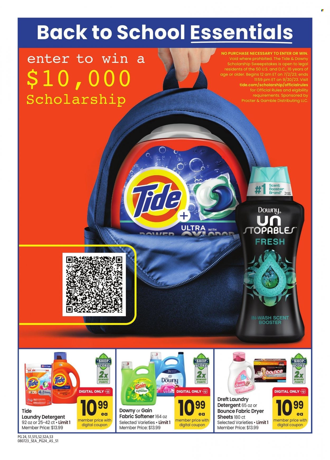 Safeway ad - 08/07/2023 - 09/17/2023. Page 24