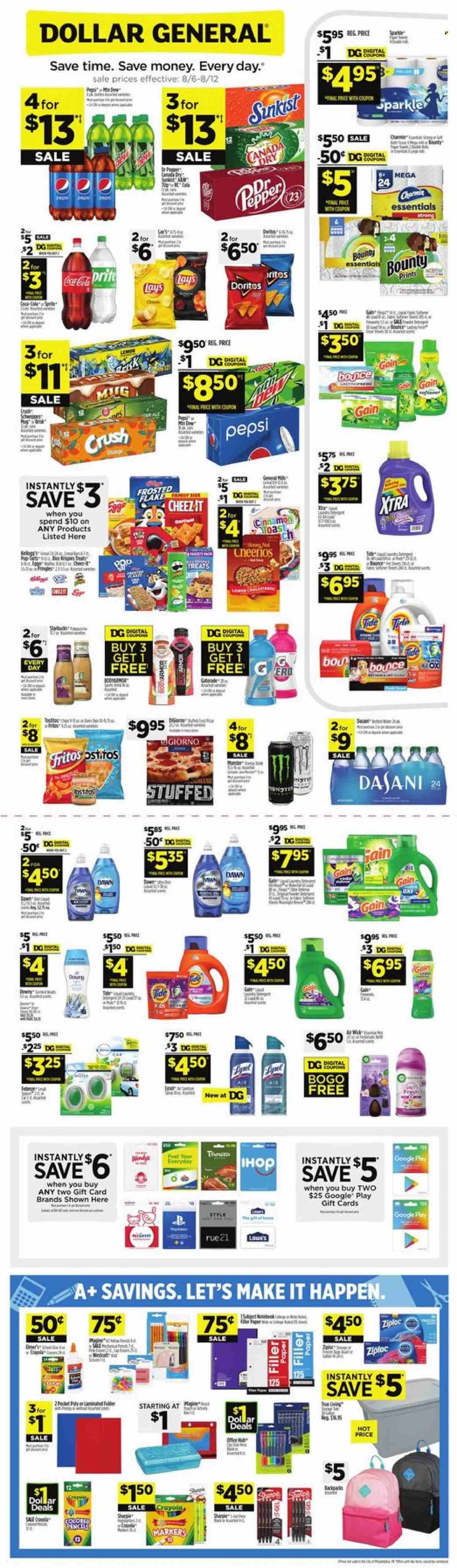Dollar General ad - 08/06/2023 - 08/12/2023. Page 1