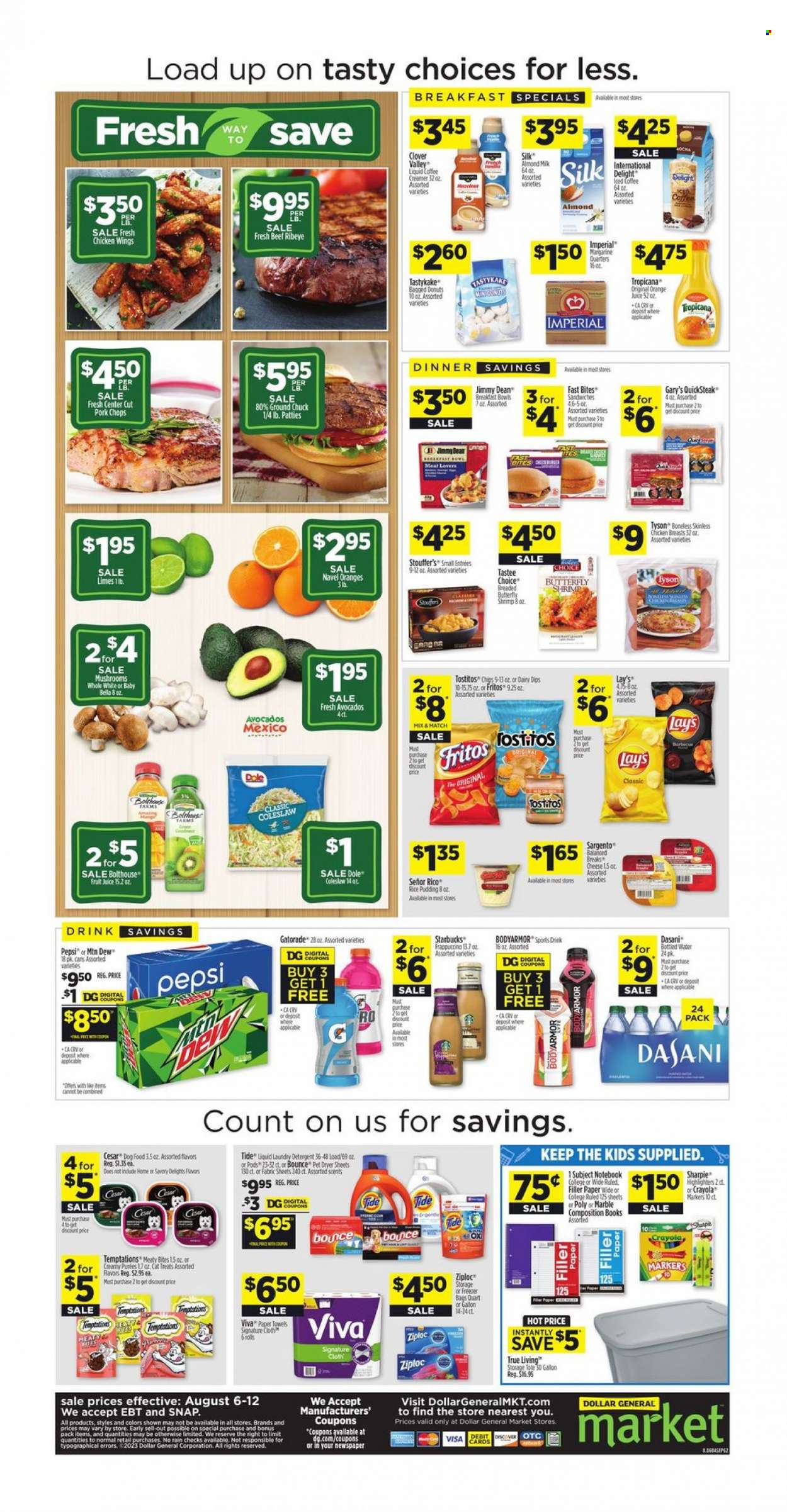 Dollar General ad - 08/06/2023 - 08/12/2023. Page 2