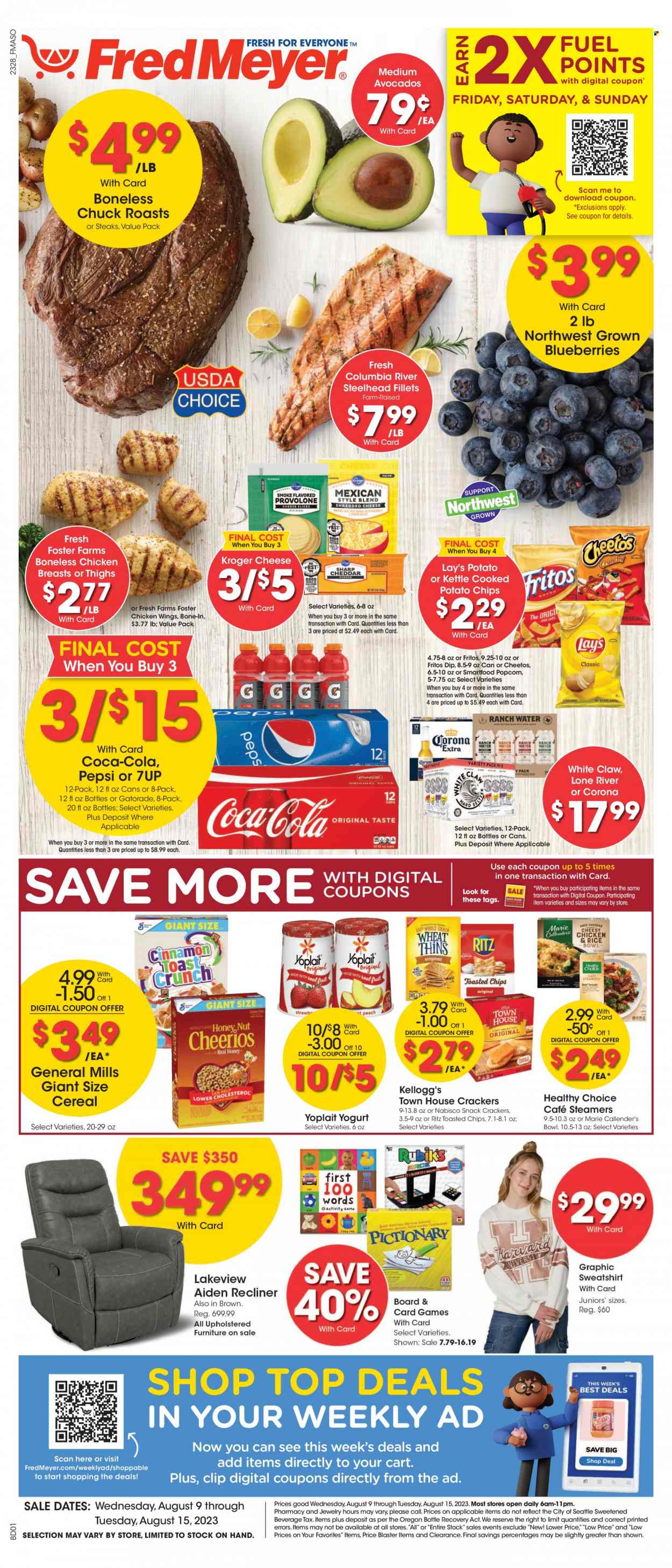 Fred Meyer ad - 08/09/2023 - 08/15/2023. Page 1
