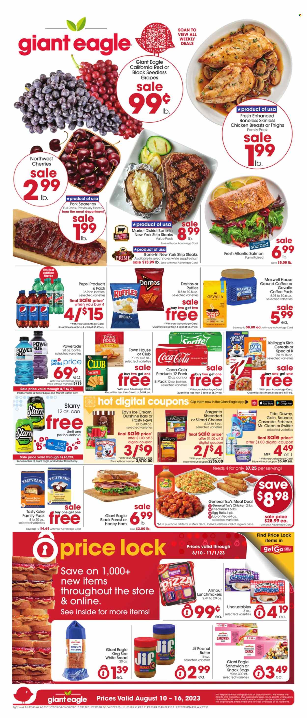 Giant Eagle ad - 08/10/2023 - 08/16/2023. Page 1