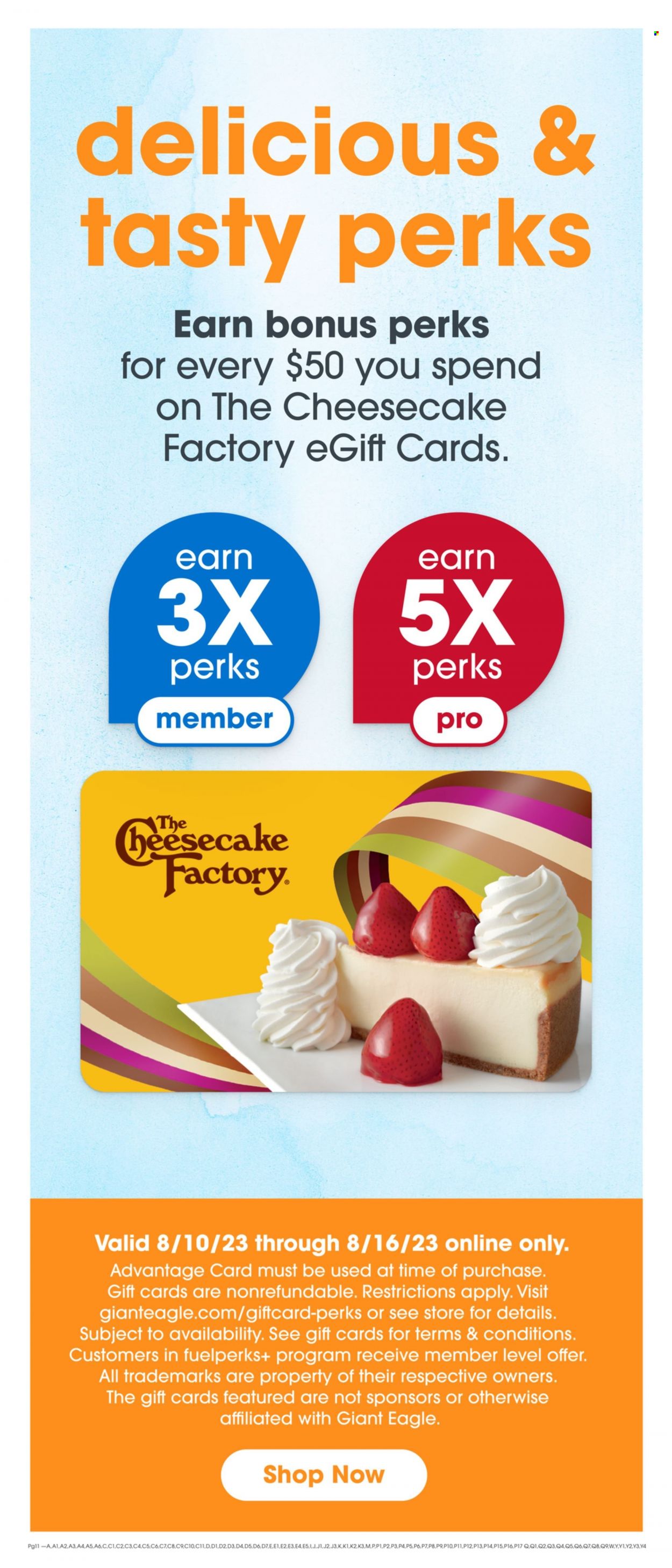 Giant Eagle ad - 08/10/2023 - 08/16/2023. Page 12