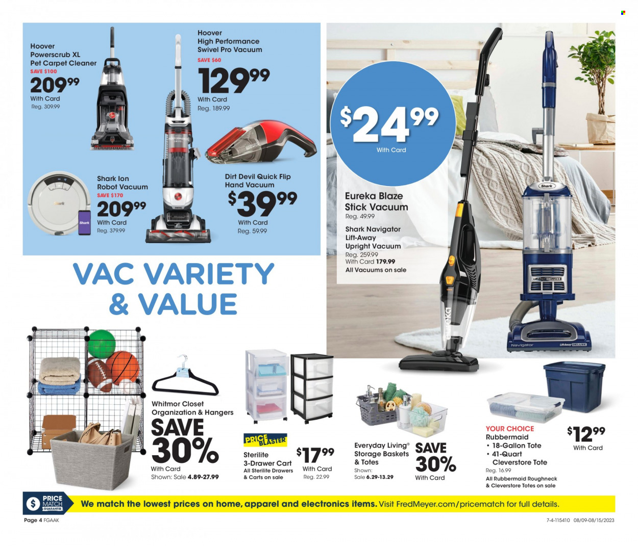 Fred Meyer ad - 08/09/2023 - 08/15/2023. Page 4