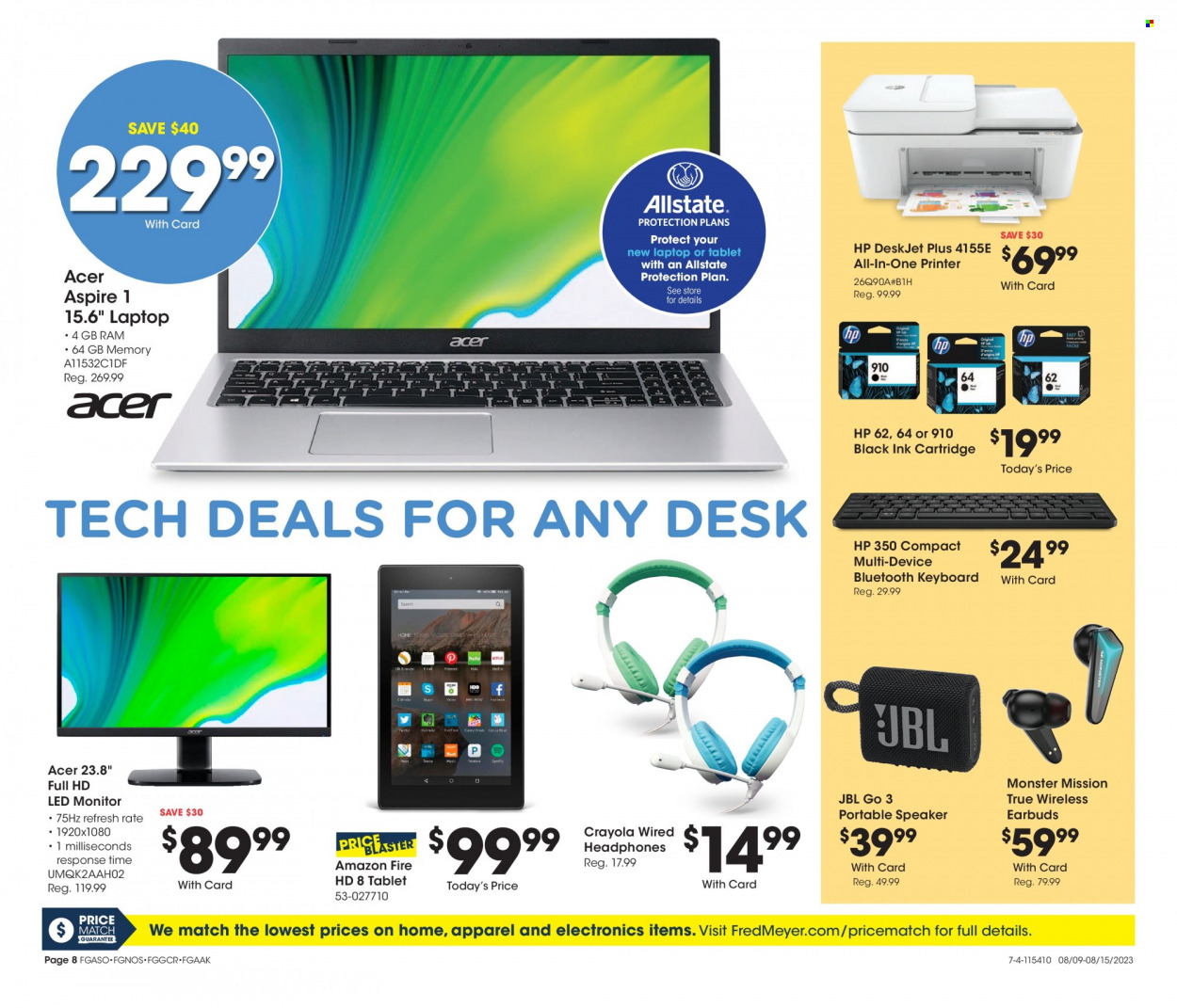 Fred Meyer ad - 08/09/2023 - 08/15/2023. Page 8