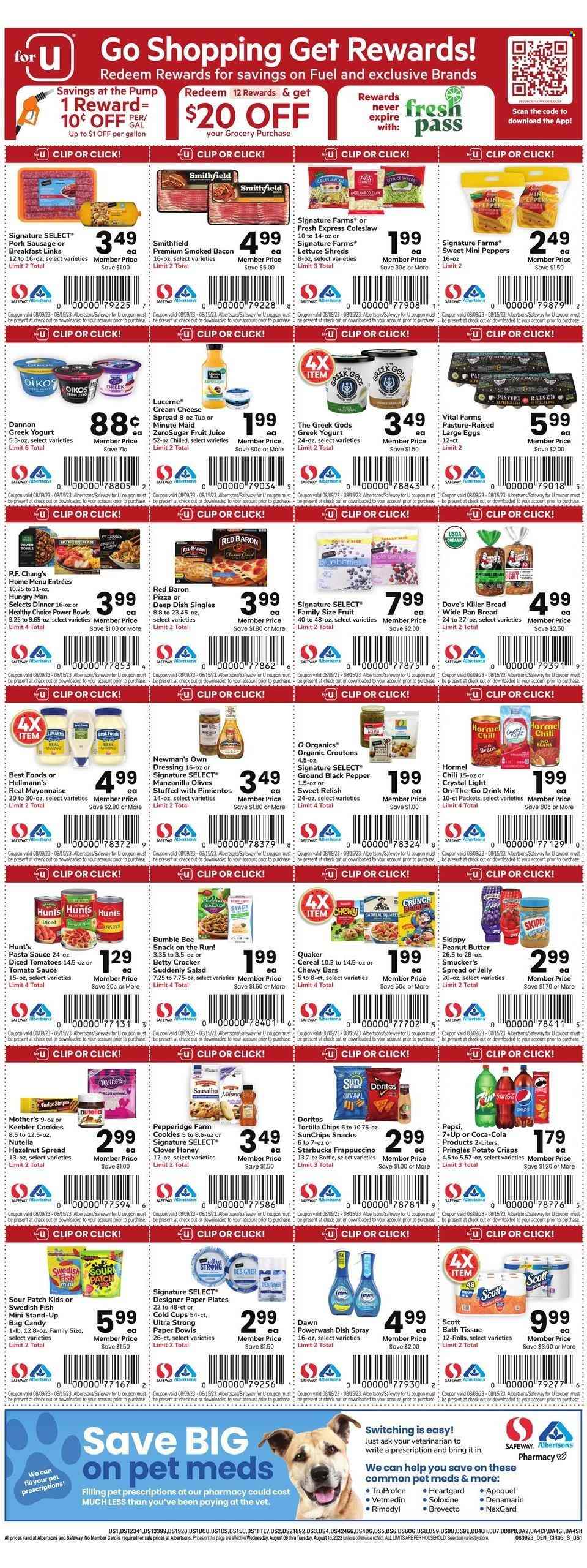 Albertsons ad - 08/09/2023 - 08/15/2023. Page 3