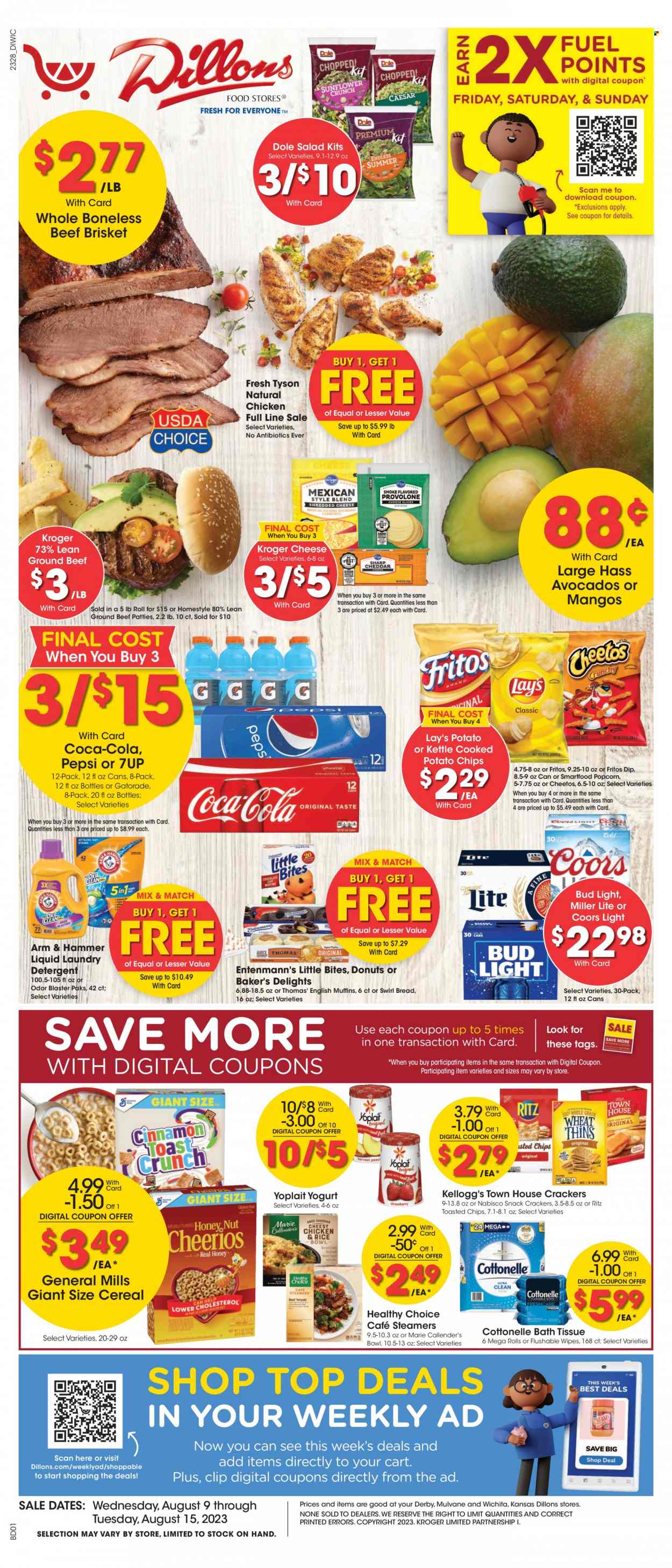 Dillons ad - 08/09/2023 - 08/15/2023. Page 1