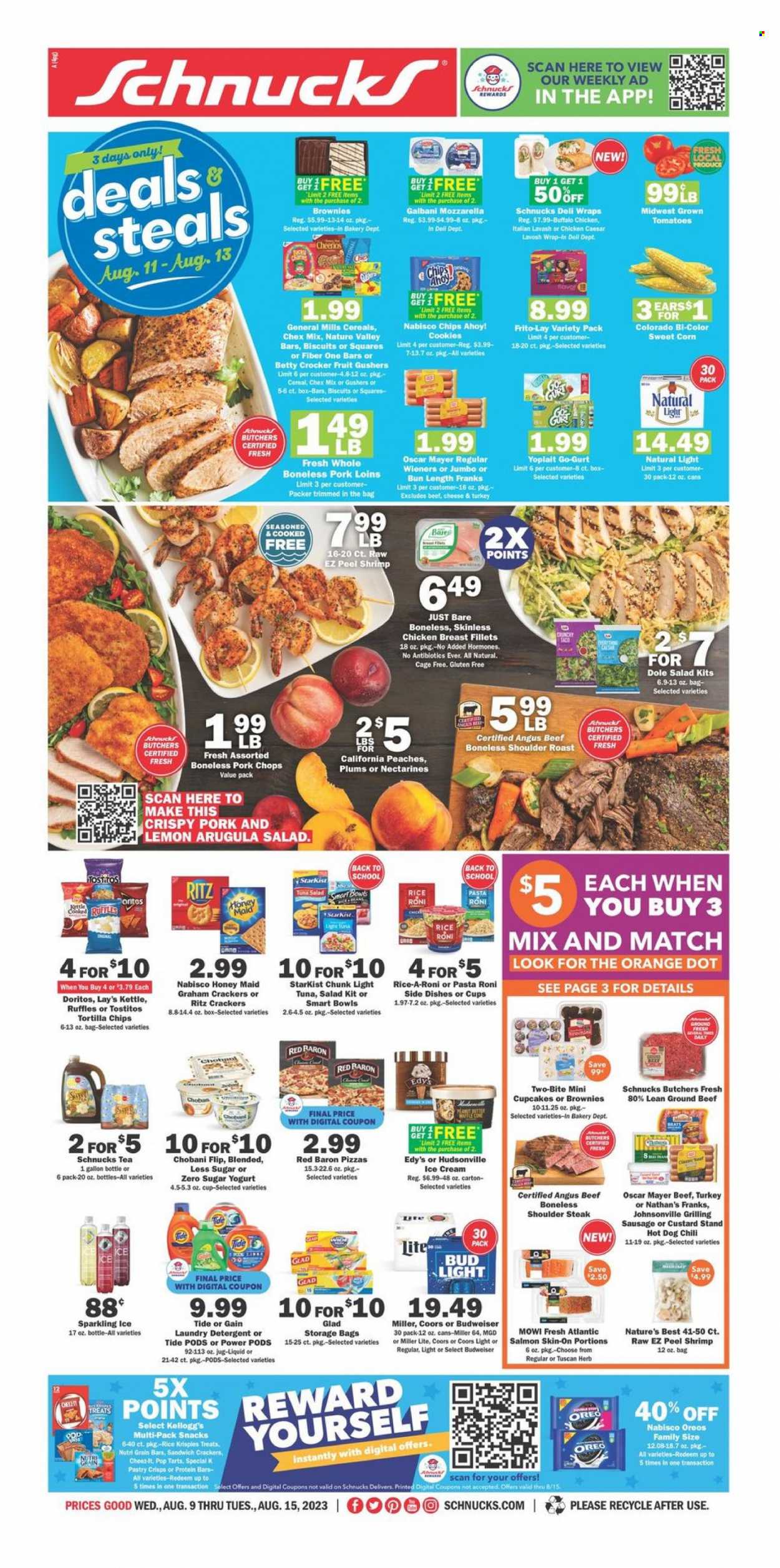 Schnucks ad - 08/09/2023 - 08/15/2023. Page 1