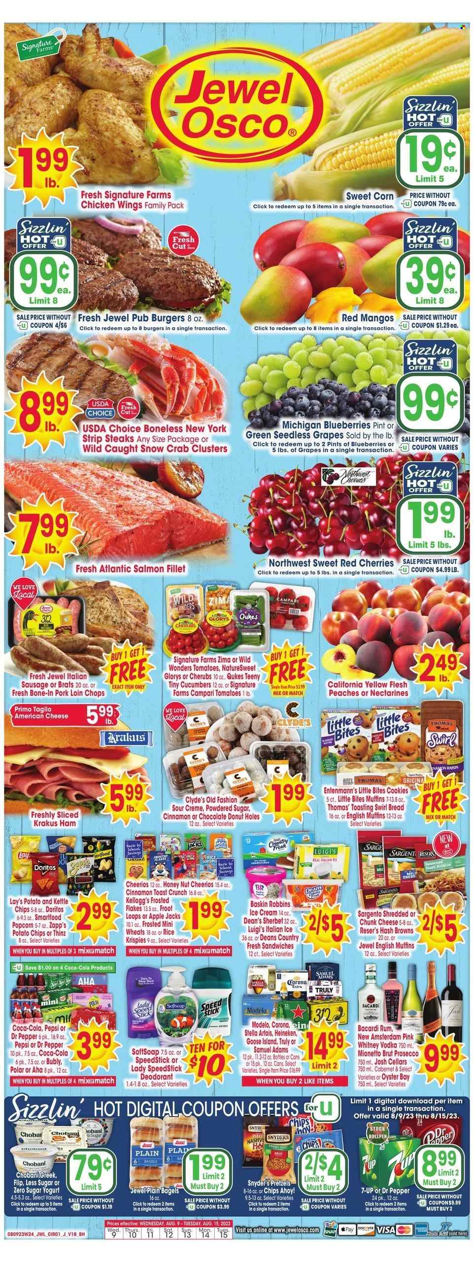 Jewel Osco ad - 08/09/2023 - 08/15/2023. Page 1