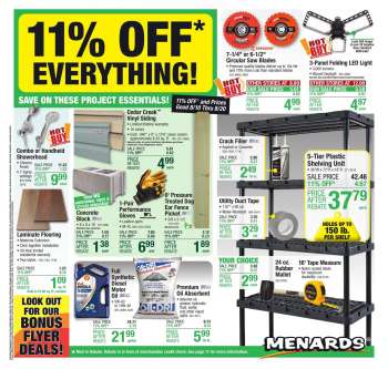 Menards Flyer - 08/09/2023 - 08/20/2023.
