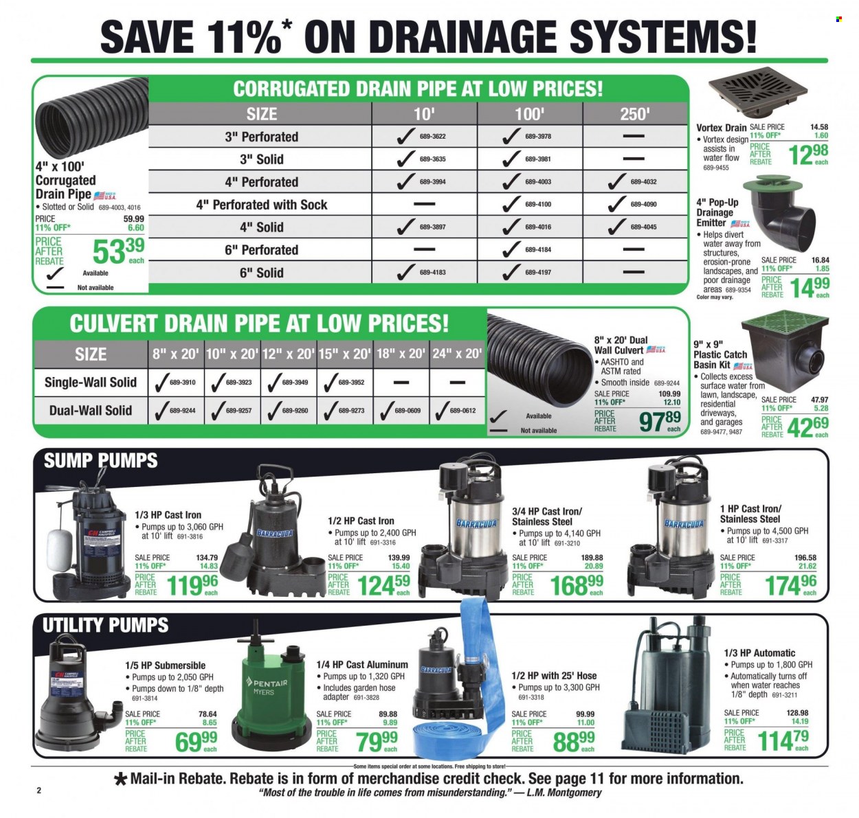 Menards ad - 08/09/2023 - 08/20/2023. Page 2