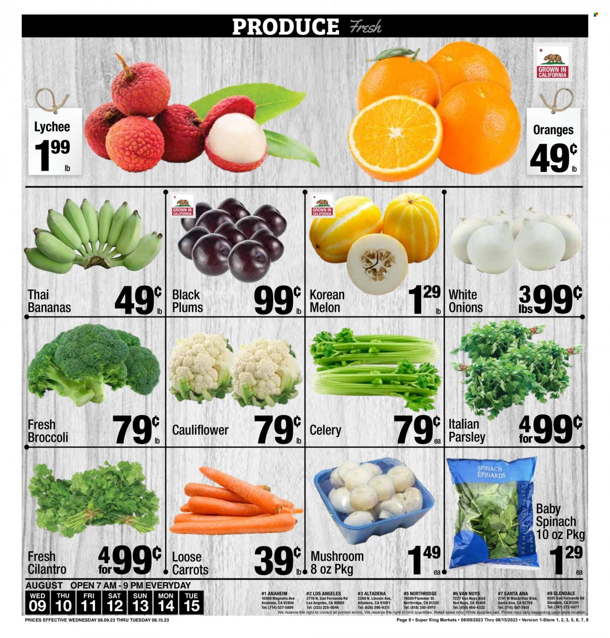 Super King Markets ad - 08/09/2023 - 08/15/2023. Page 8