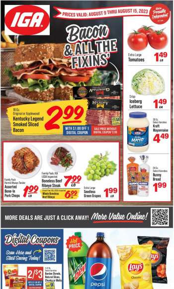 IGA Flyer - 08/09/2023 - 08/15/2023.