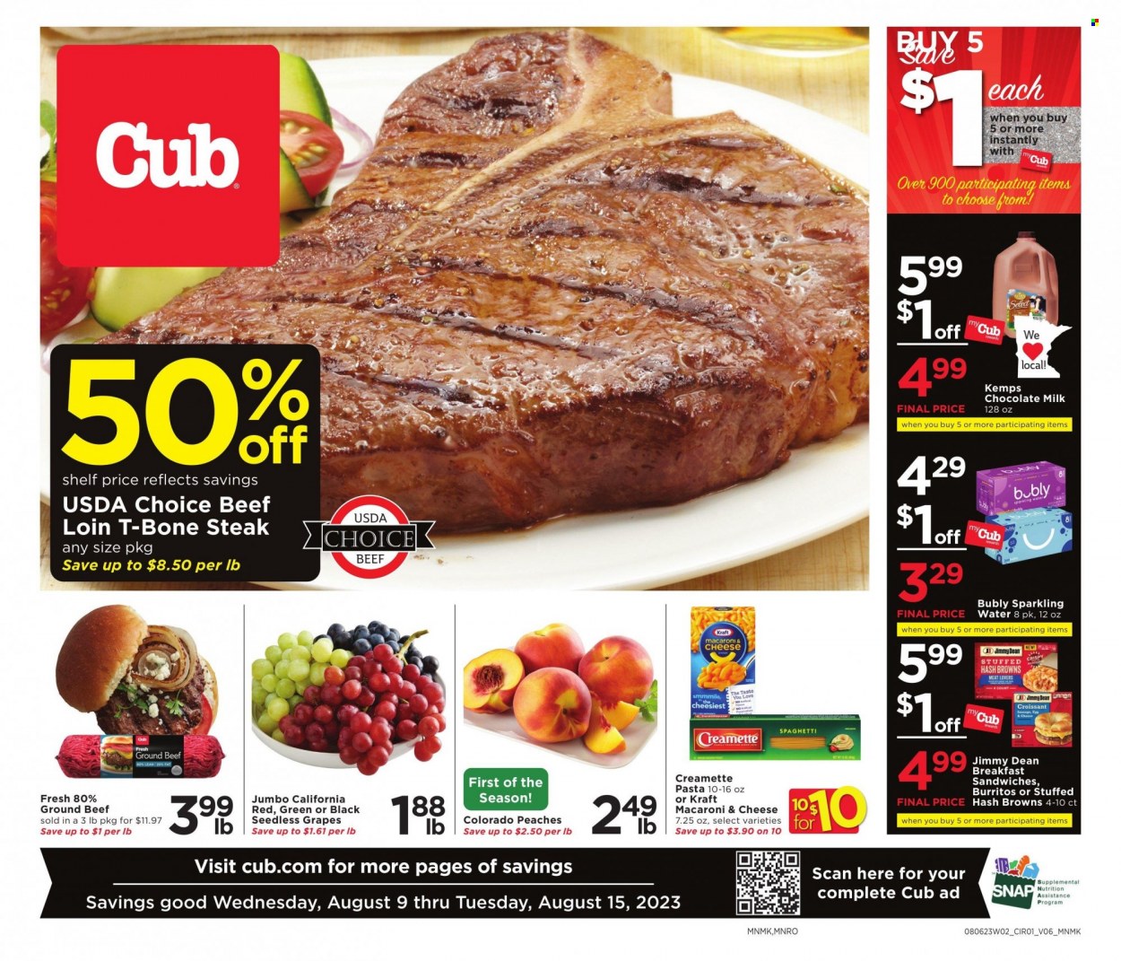 Cub Foods ad - 08/09/2023 - 08/15/2023. Page 1