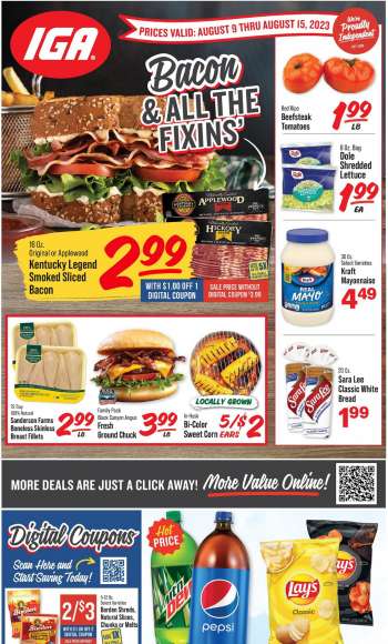 IGA Flyer - 08/09/2023 - 08/15/2023.