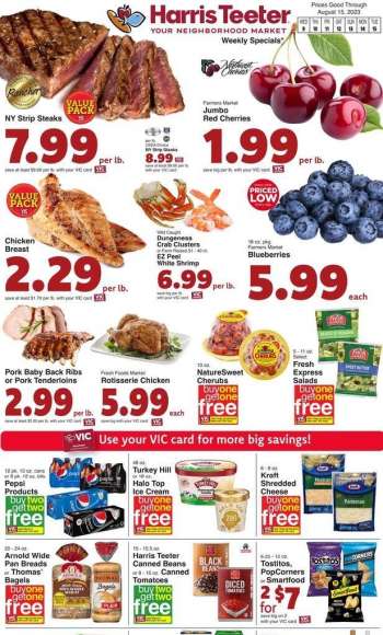Harris Teeter Flyer - 08/09/2023 - 08/15/2023.