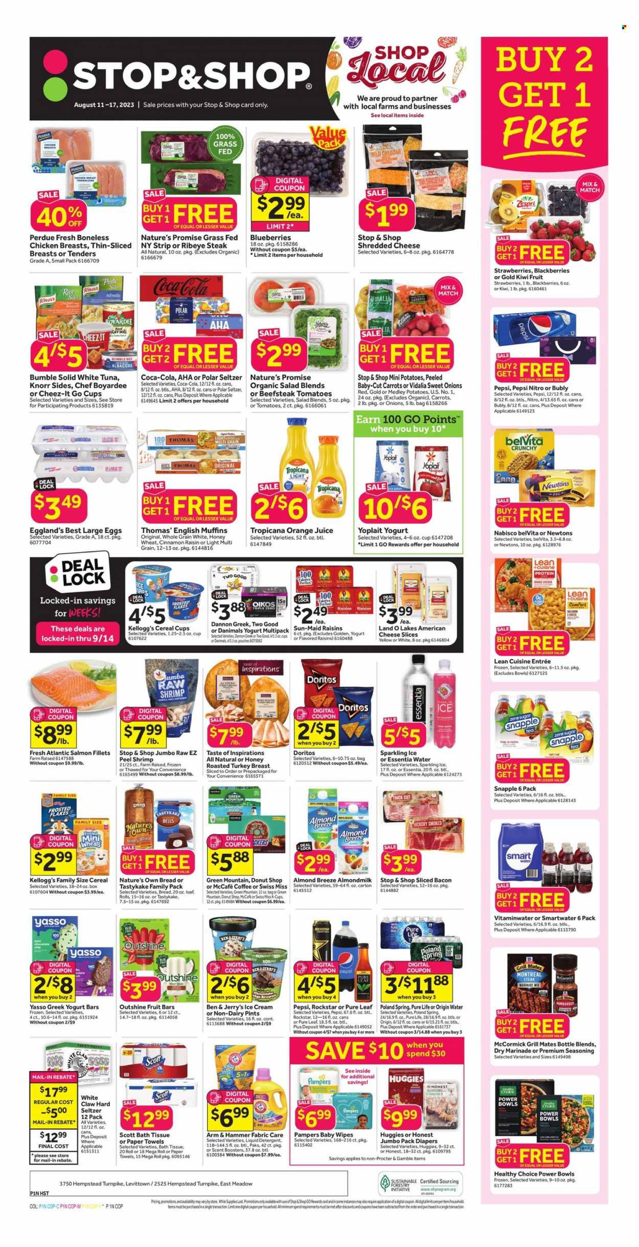 Stop & Shop ad - 08/11/2023 - 08/17/2023. Page 1