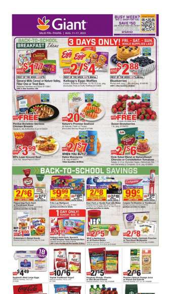 Giant Food Flyer - 08/11/2023 - 08/17/2023.